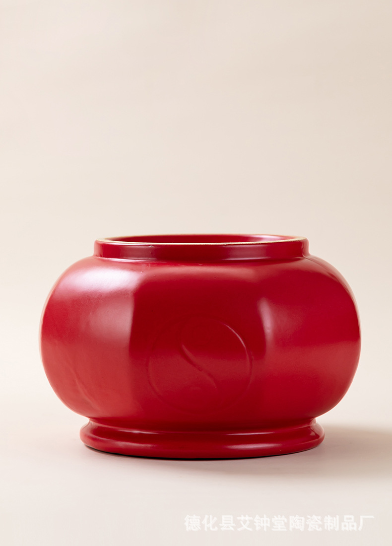 Octagonal Ceramic Warming Cup Fire Cupping Jar Medium Size with Ignition Bowl for TCM Wellness and Spa Use quality and texture