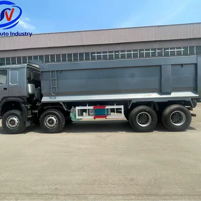 Howo 8*4 dump truck, U-shaped cargo bed, Yük maşınları