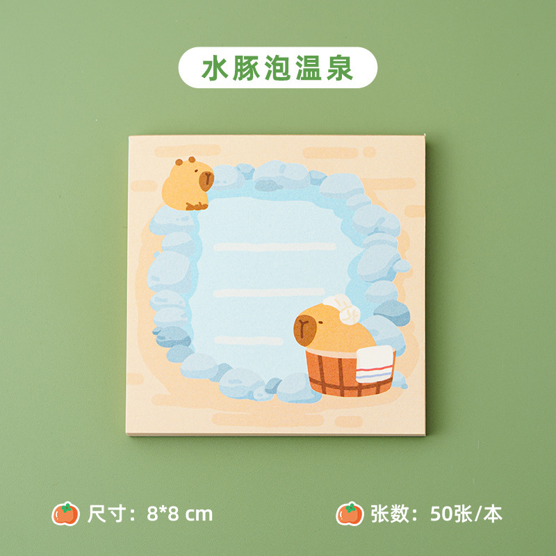 Panda cuaderno de notas desgarrable no pegajoso dibujos animados nota adhesiva pequeño cuaderno lindo portátil de alto aspecto papel de Nota Simple