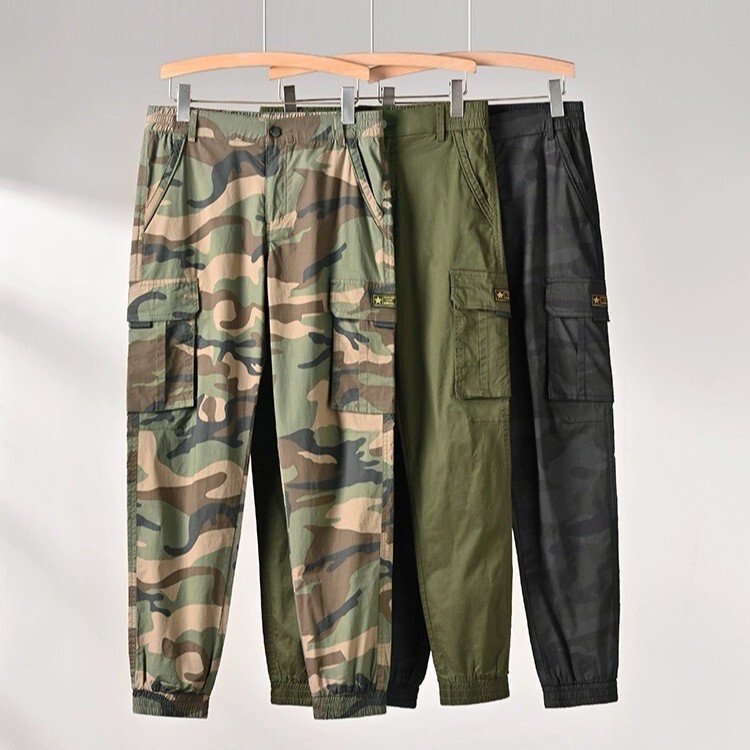 Multi-Pocket Camouflage Cargo Pants, Multifunctional Outdoor Wear-Resistant Casual Pants, Pocket Pants 7119 Military Style for Men and Women Multi-Pocket Camouflage Cargo Pants, Multifunctional Outdoor Wear-Resistant Casual Pants, Pocket Pants 7119 Military Style for Men and Women