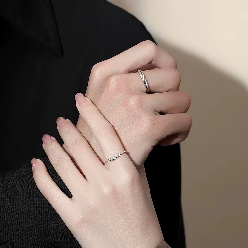 1 Piece, 1 Pair Quantity Daily, Date Occasion 925 Sterling Silver Material Geometric Pattern 925 Sterling Silver Geometric Open Rings
