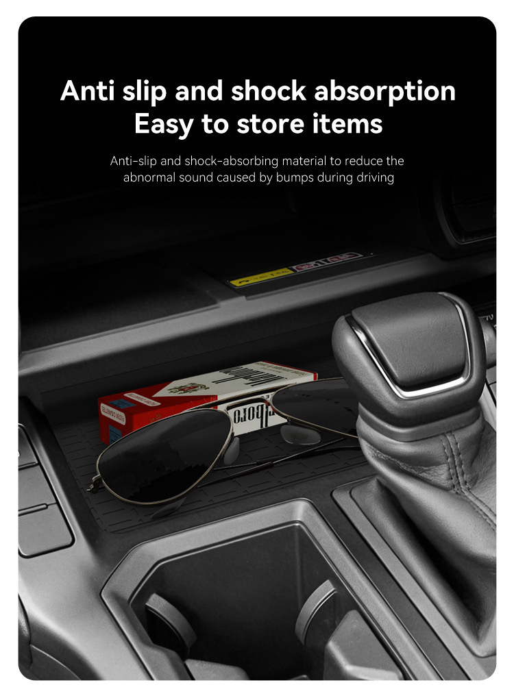 Suitable for 26 Models of Toyota Rav4, Central Control Storage Mat, Silicone Protective Anti-Slip Mat, Special Modified Accessories for Automotive Products