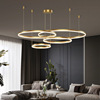 couture a chandelier modern Simplicity Light extravagance bedroom a living room commercial intelligence Tmall Elf ring Pendant