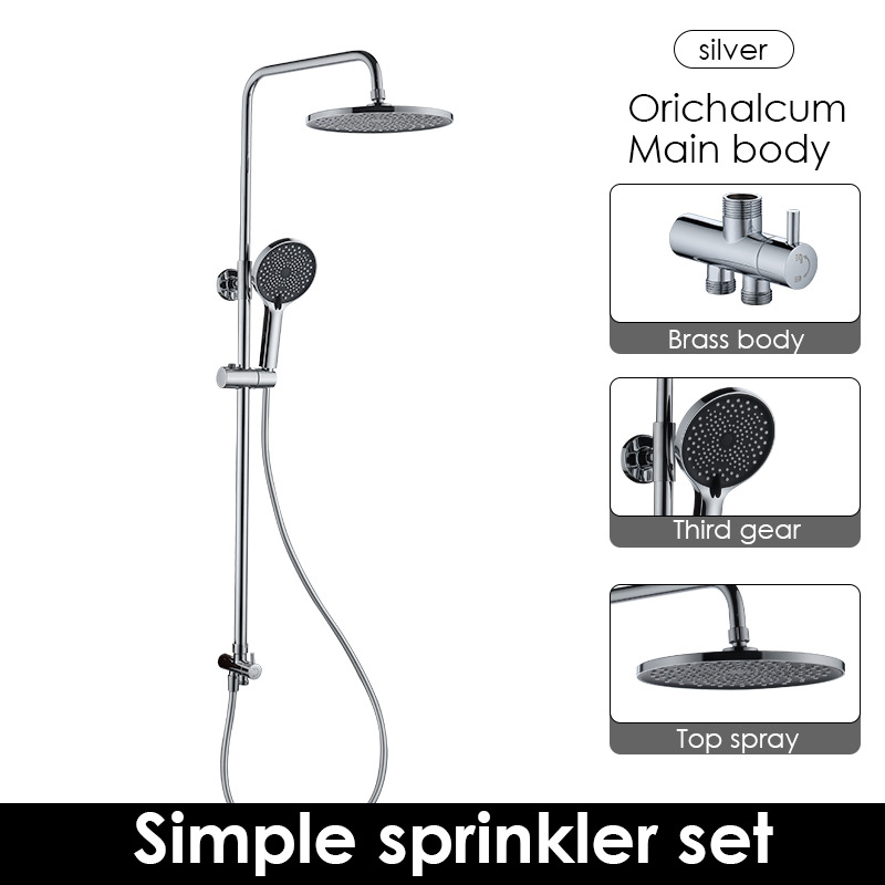 Ducha de pared fría simple de color galvanoplastia