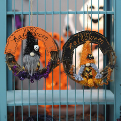 ホット販売ヨーロッパとアメリカのハロウィンゴーストフェスティバル籐吊り下げ装飾品顔のない人形シミュレーション壁玄関装飾外国貿易輸出専用