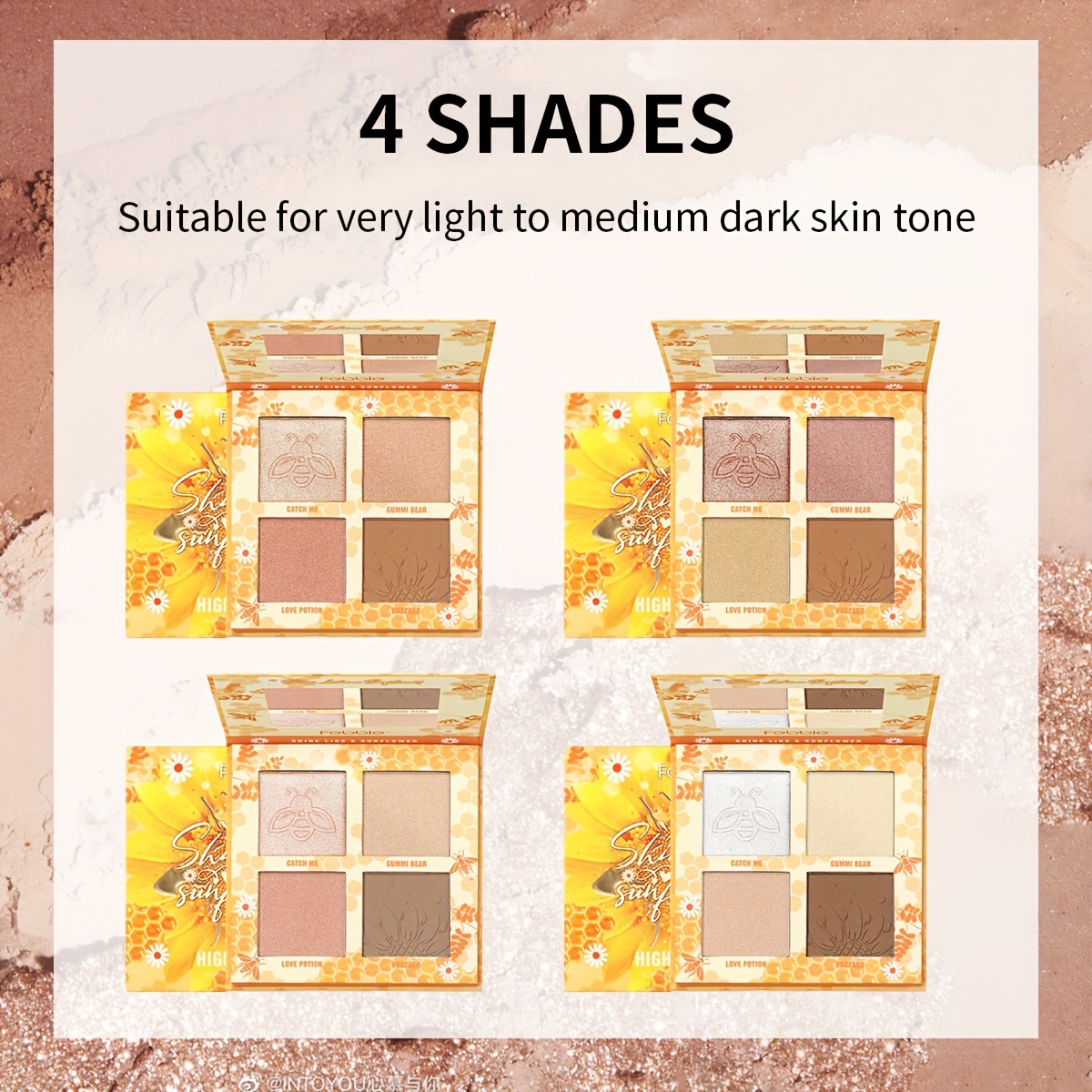 USHAS Transfronterizo Maquillaje Disco Obscure Bar Repair Bar Obscure Bar Repair Bar Bar Blush Bar ES4220A + B