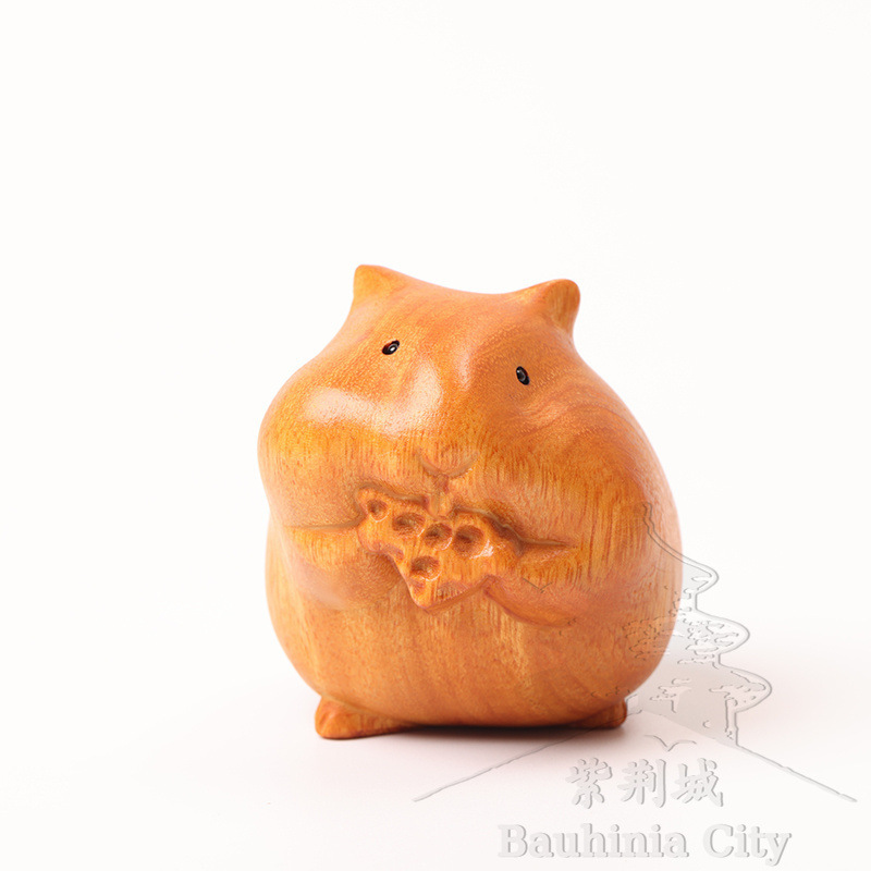 サンダルウッドの干支木彫りハンドルピースデスクトップホームデコレーション工芸品風光明媚なエリアホットセール|undefined
