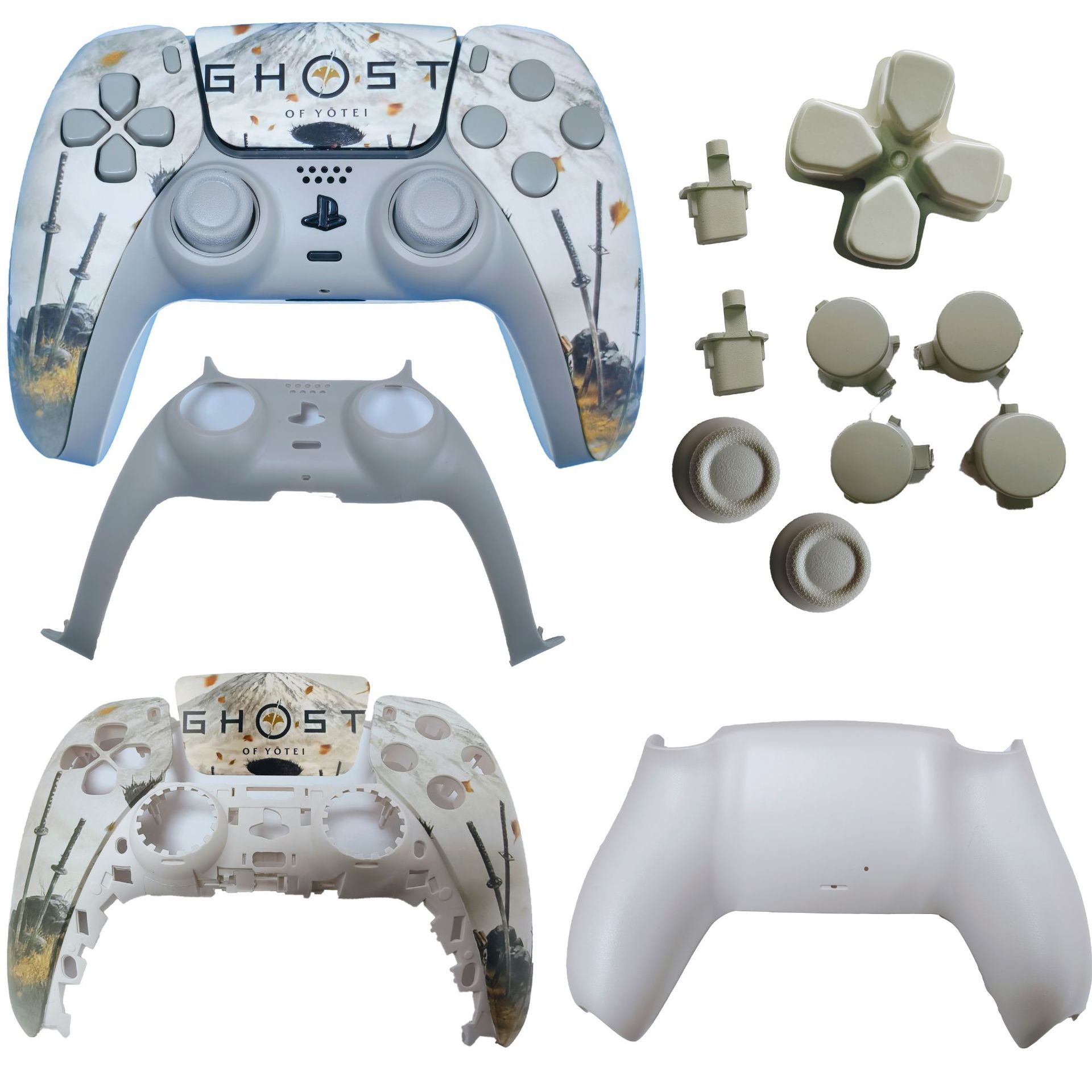 Carcasa de Repuesto para Control PS5 PS5 de Plástico para Mando de PS5