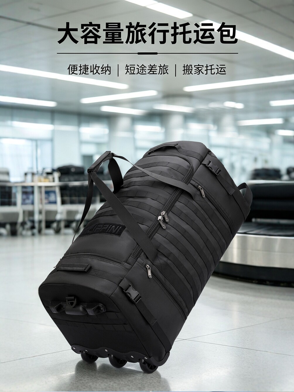 capacious tactics foldable luggage travel bag for moving