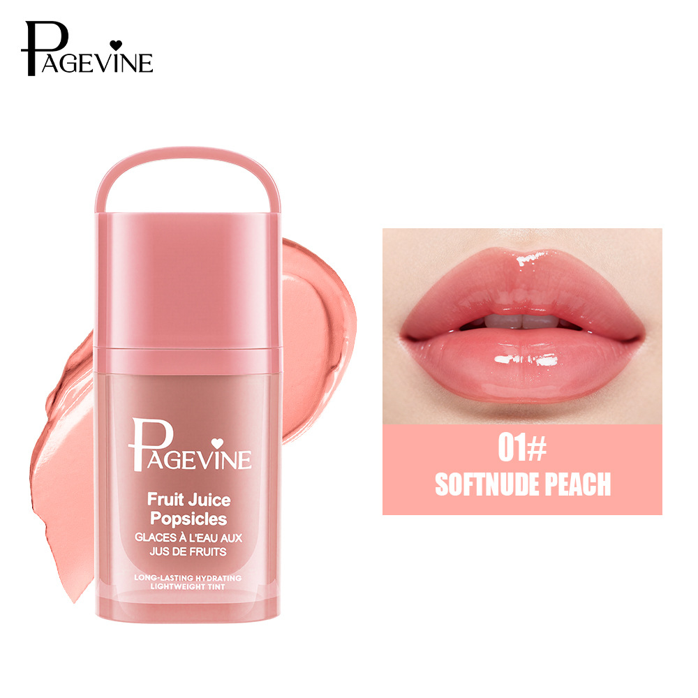 Cross-border PAGE VINE Jugo labial miel de bloqueo de color acuoso esmalte labial duradero sin tazas blanqueador labial gloss Amazon