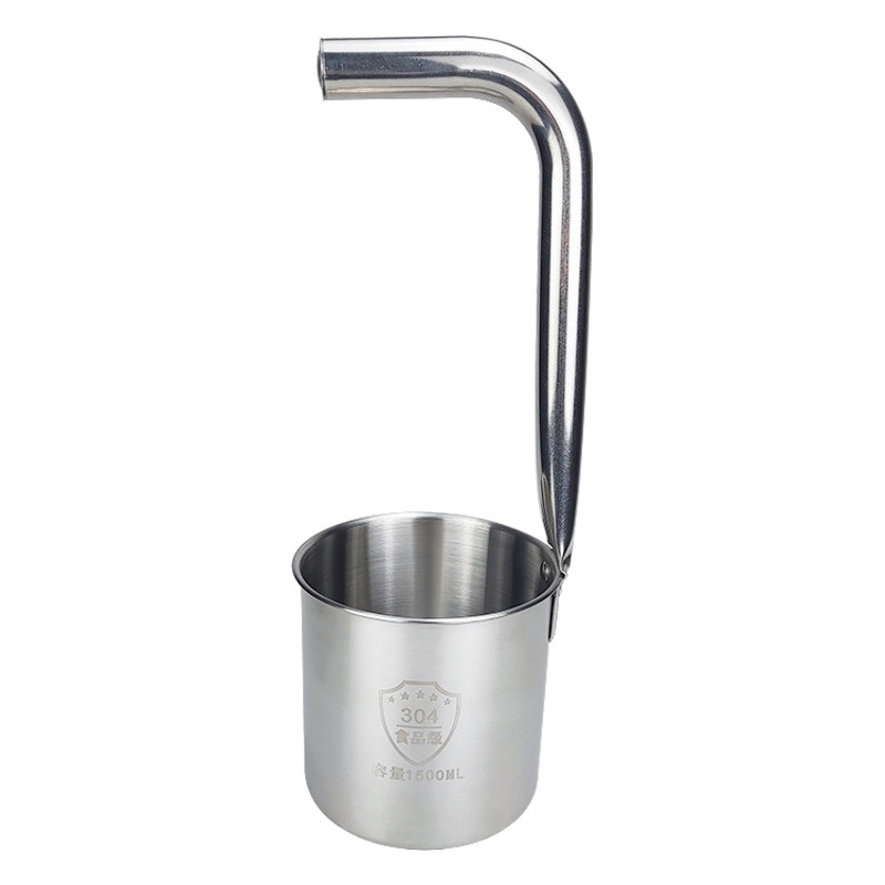 304 3kg wine lifting stainless steel wine beating spoon long handle scooping wine spoon wine measuring device large wine hanging for winery Winery