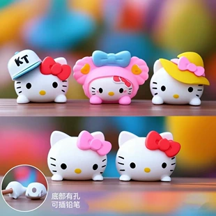 Фигурки KT Cat лежа 5 видов для декора и DIY