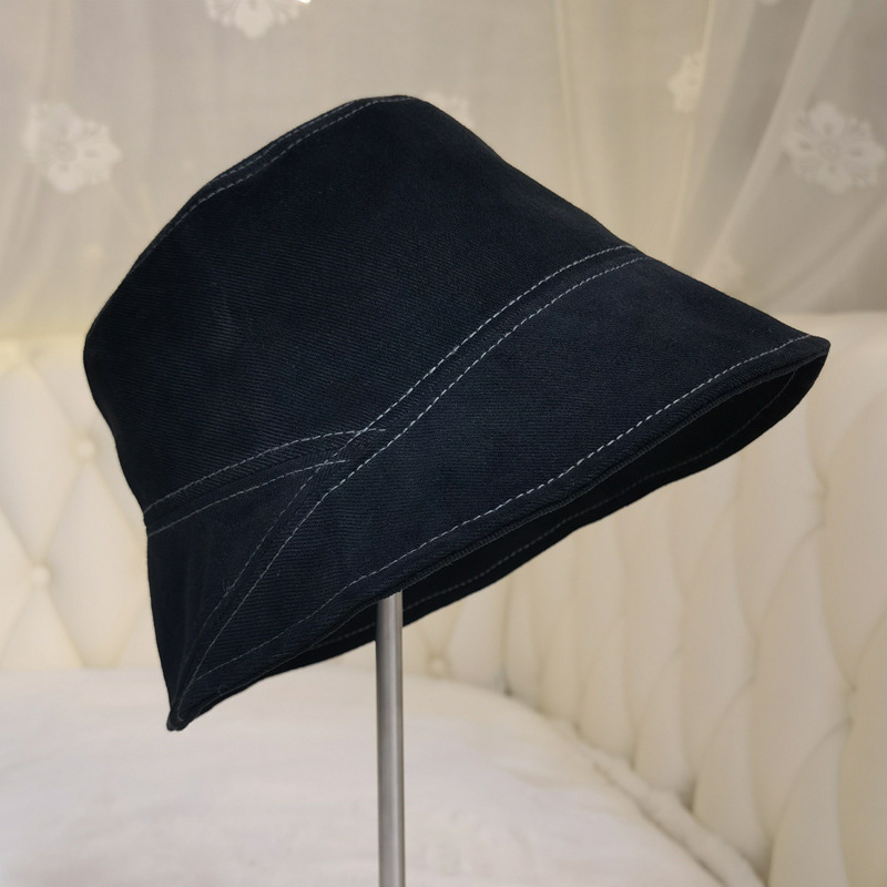 Instagram Wind~Bucket Covering Fisherman Women's Korean Edition Showing Face Small Net Red Bucket Self closing Hat_voghion.com