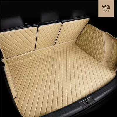 LX New Energy 2022: Trunk Mat - full-surround-beige-leather-message-car-name-year-default-item