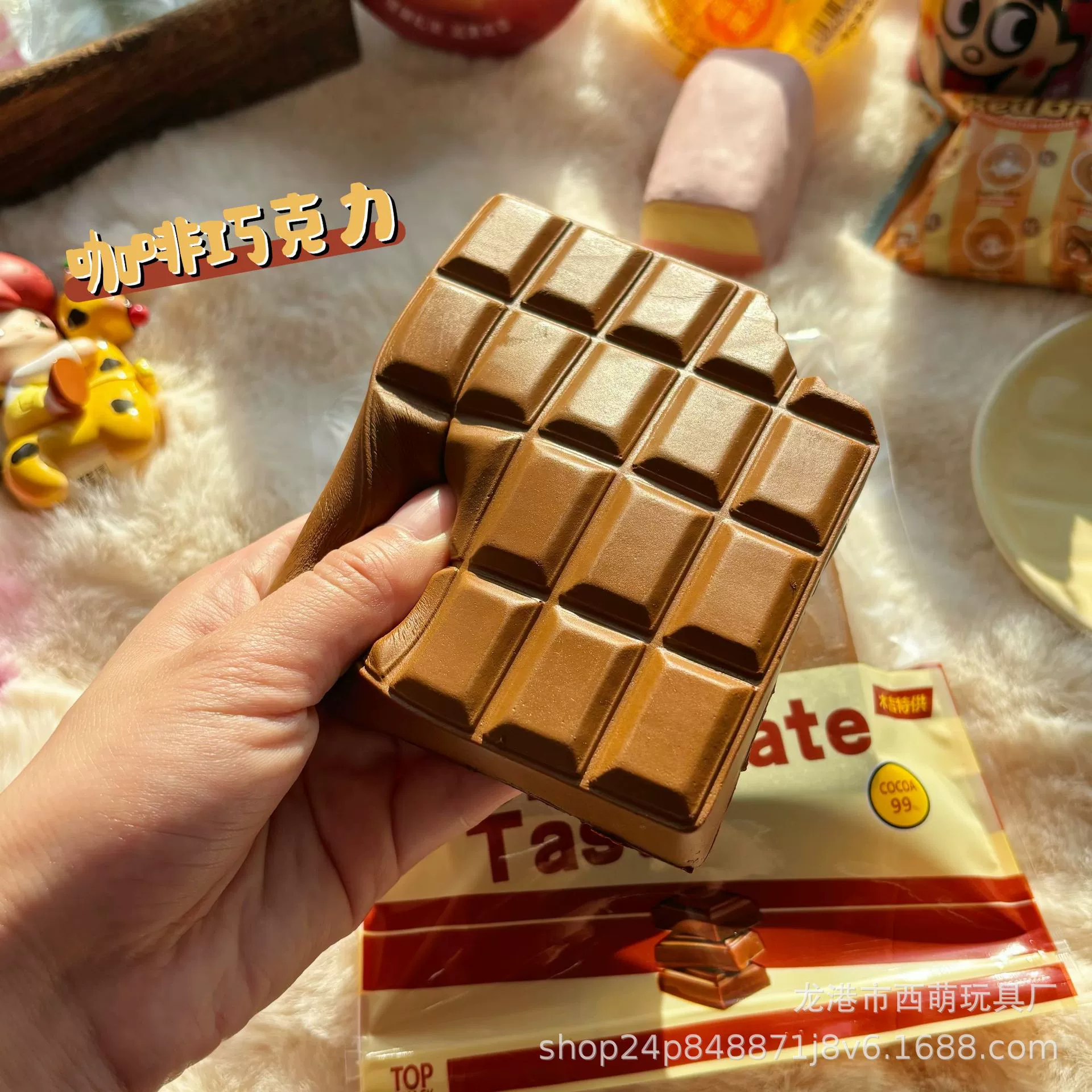 Акриловый спайш, слизь, реалистичная игрушка, антистресс, хлеб