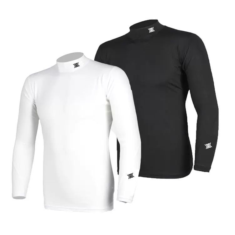 Autumn Japanese and Korean Golf Men's Long-Sleeved Base T-Shirt Ice Silk High Elastic Quick-Drying Sun Protection Clothing Base Layer