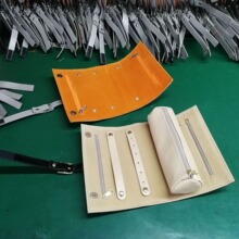 珠寶收納卷首饰包加工定制logo仿皮绒内里亚马逊热销PU面饰品卷包