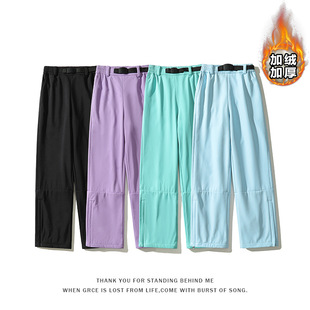 New 13 colors optional ski pants windproof waterproof snow-proof all-match K1002J fleece-lined-P75