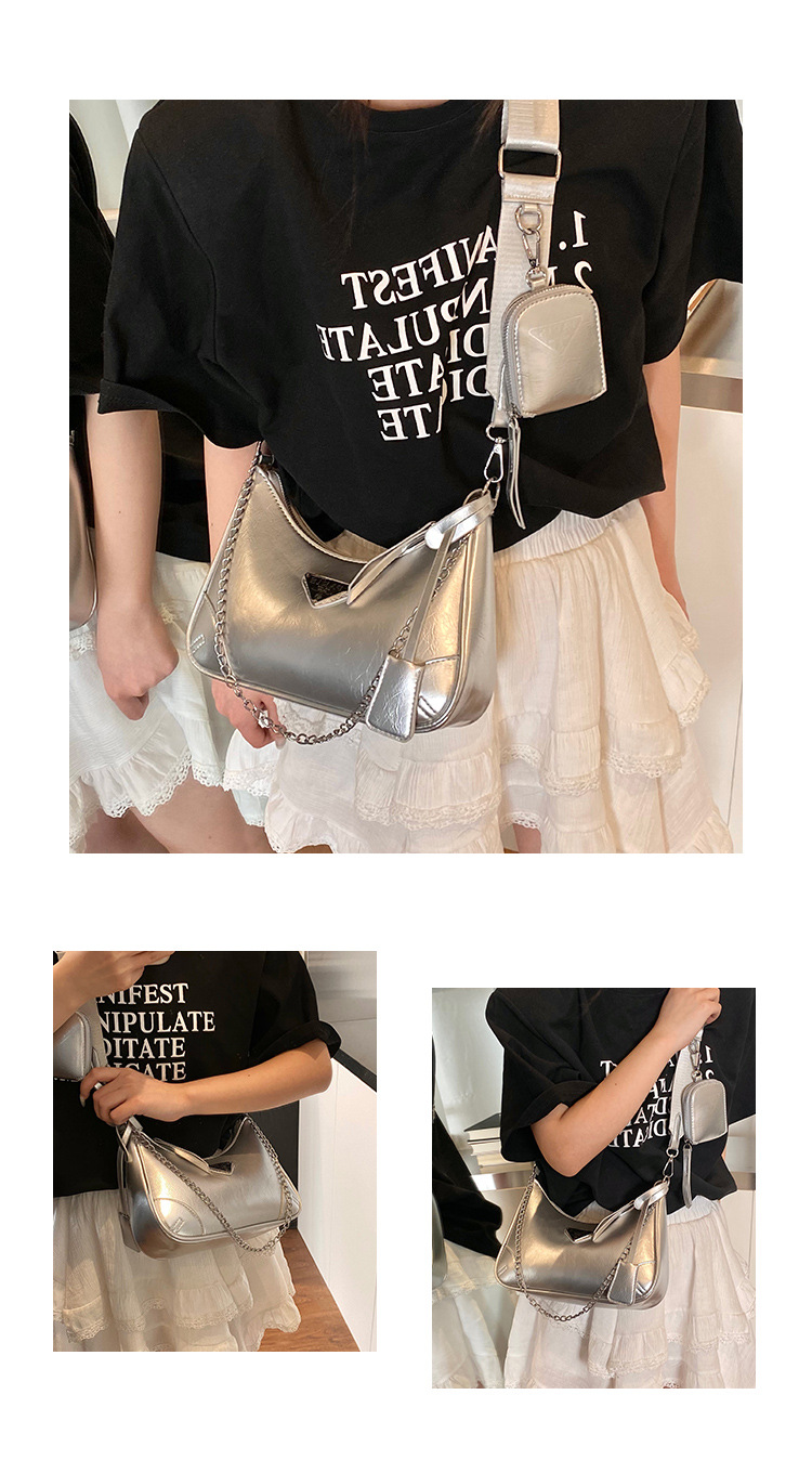 Bolso bandolera de lujo ligero para mujer Bolso de doble uso de ocio de cercanías Bolso de hombro de moda simple Nuevo bolso de alta gama de moda