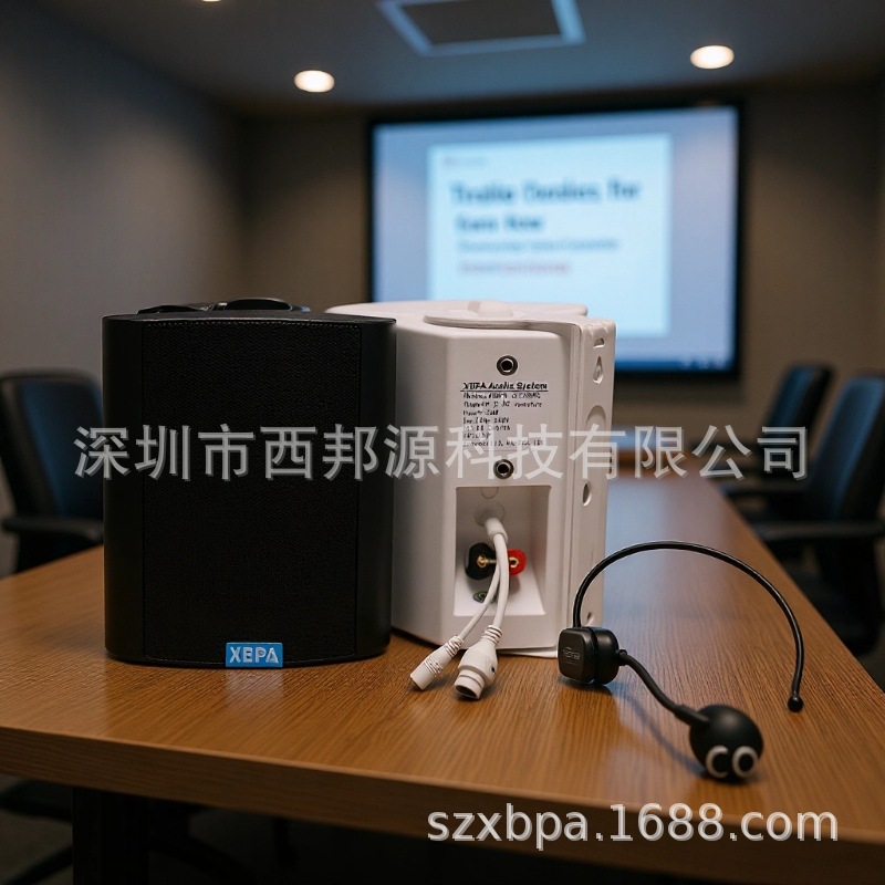 Head-Mounted 2.4g Wireless Campus Ip Network Classroom Wall-Mounted Speaker 2.4g Wireless Microphone Teaching Speaker