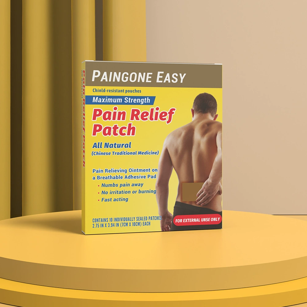 Бинт от боли (Paingone Easy) — дышащая спонжевой прокладка эластичная клеевая, 10 шт, 7×10 см