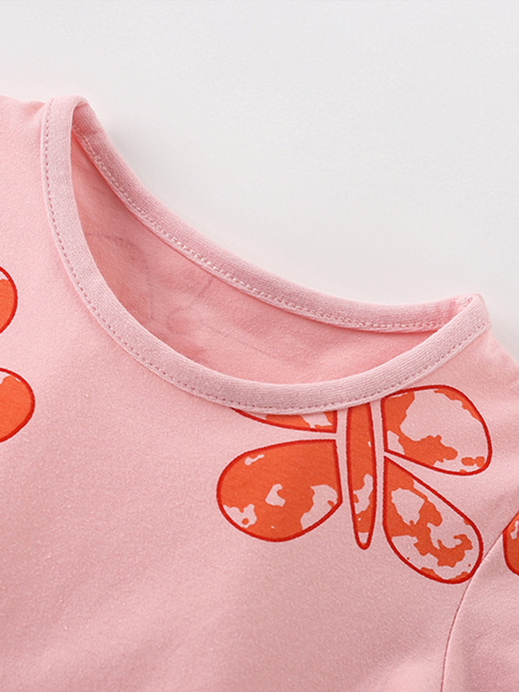 Malwee transfronterizo niñas de mangas cortas vestido de princesa de verano nuevo vestido de cuello redondo de niños europeos y medianos vestido de estilo occidental