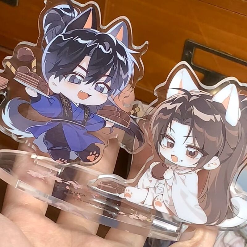 二哈白猫师尊周边立牌吧唧徽章透卡动漫|undefined