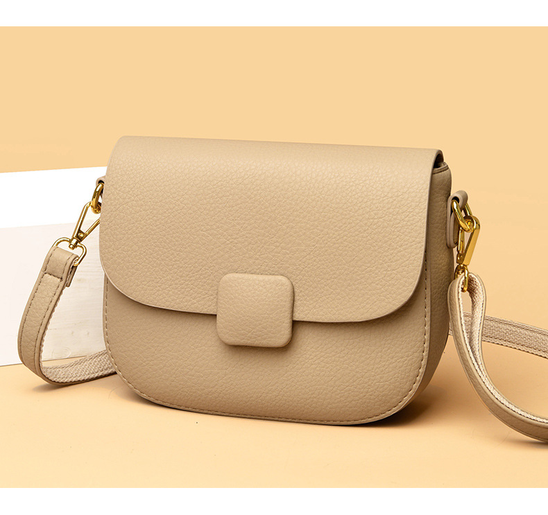 Retro Small Square Bag - Elephant Gray