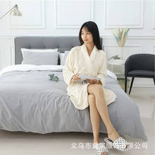 珊瑚绒浴袍冬季情侣长袖睡袍加厚柔软吸水家居睡衣长袖男女士浴衣