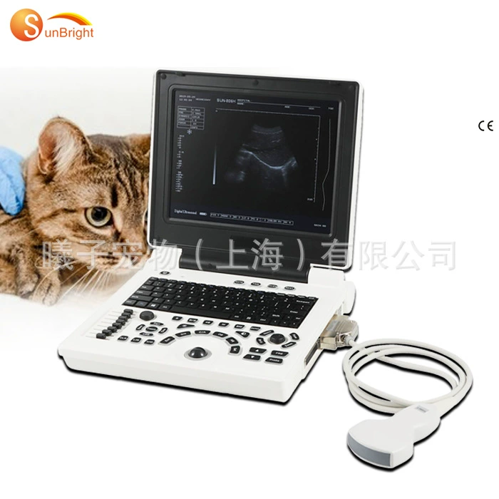 Полностью цифровая система ультразвуковой диагностики животных, черно-белый суперпортативный ветеринарный УЗИ-аппарат