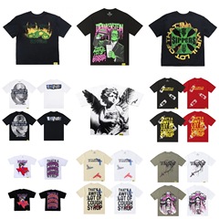 あれ。 SA AWFUL LOT OF COUGH SYRUP メンズ ヒップホップ ラップコラボ 半袖Tシャツ