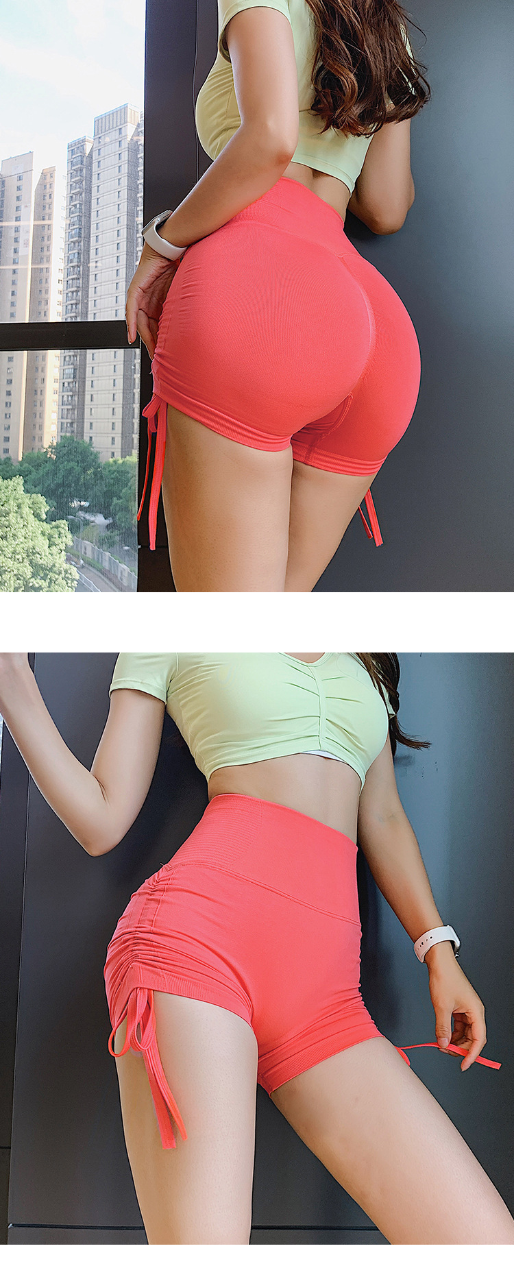 Casual Solid Color Chemical Fiber Blending Nylon Active Bottoms Leggings display picture 8