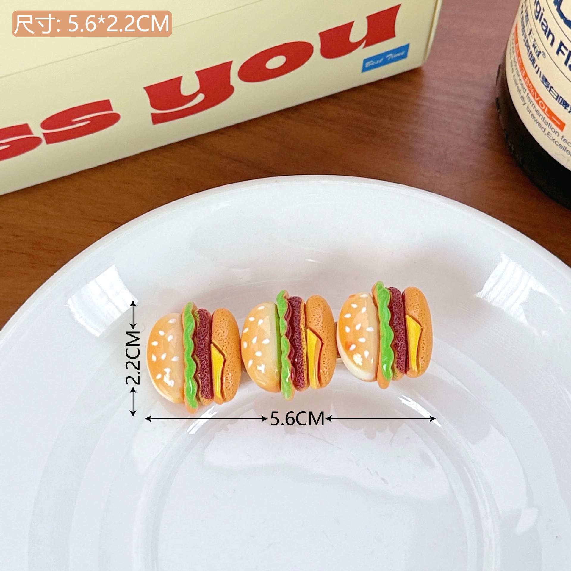 Creativa extraña comida infantil juegan pinzas de cabello comida simulación juegos de cabello de chicas interesantes pinzas de cabello al por mayor