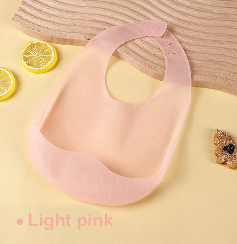 Children's Silicone Bib Baby 3D Food Bowl Baby Children's Eating Waterproof Baby Mouth Towel Bib