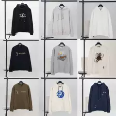 Cross-Border Export High Version Lujia 2025 Autumn and Winter New Letter Beaded Embroidered Hoodie Round Neck Sweatshirt Long Sleeves
