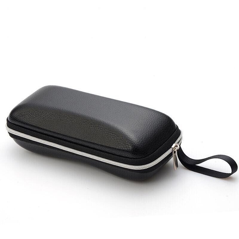 Large Leather Sports Sunglasses Case, Hard and Simple Eyeglasses Storage Box, High-End Portable Zipper Eyeglasses Case Large Leather Sports Sunglasses Case, Hard and Simple Eyeglasses Storage Box, High-End Portable Zipper Eyeglasses Case