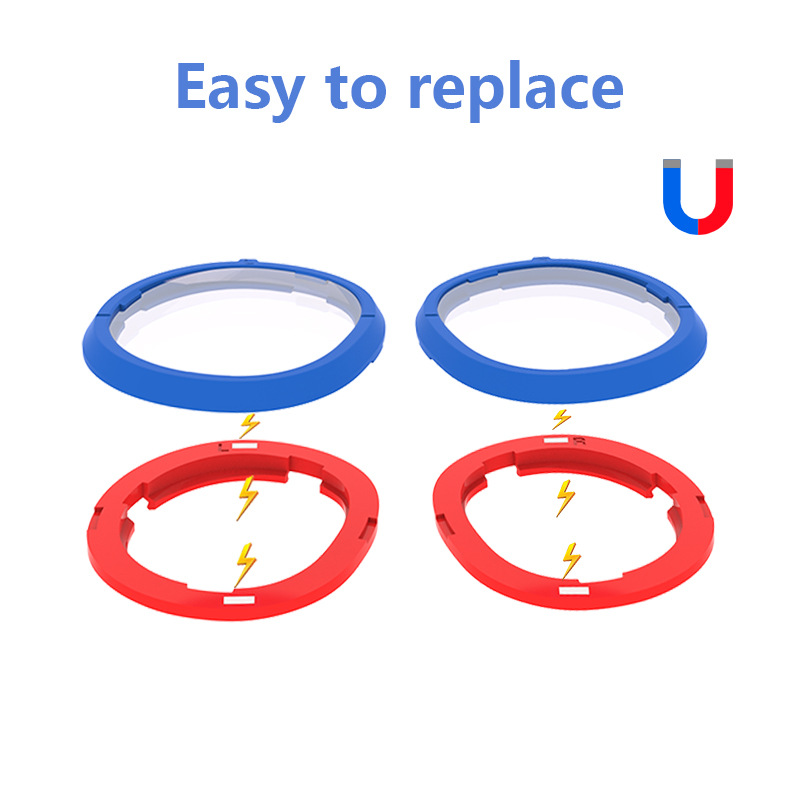 跨境Meta quest3磁吸鏡框紅藍vr眼鏡智能配件quest 3近視遠視鏡片