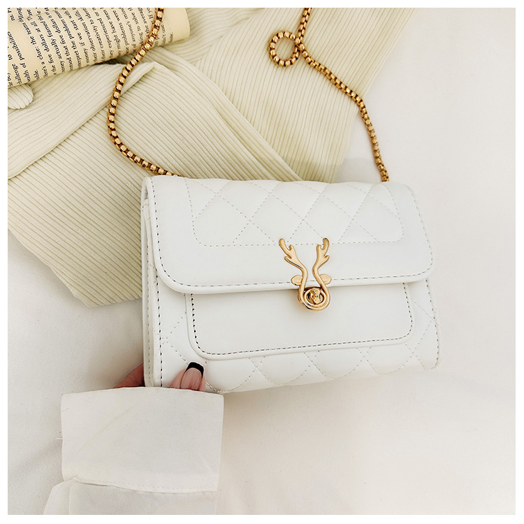 2025 Summer New style sheep diamond-shaped bag, single-shoulder bag, women's bag, pu bag, crossbody bag, chain bag, Chanel style undefined