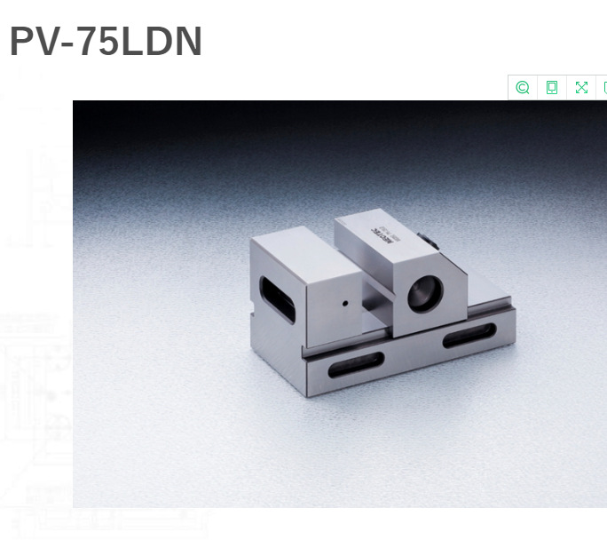 日本sakae-seiki 迷你虎钳 不锈钢精密虎钳PV-75LDN