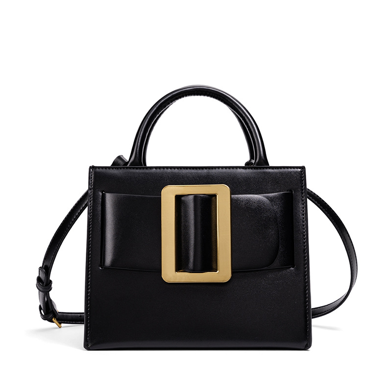 Tote Bag 2026 New Korean Version Trendy Temperament Versatile Crossbody Shoulder Bag Simple And Fashionable Belt Buckle Small Square Women's Bag_voghion.com