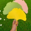 Ginkgo fan [green/1 piece]