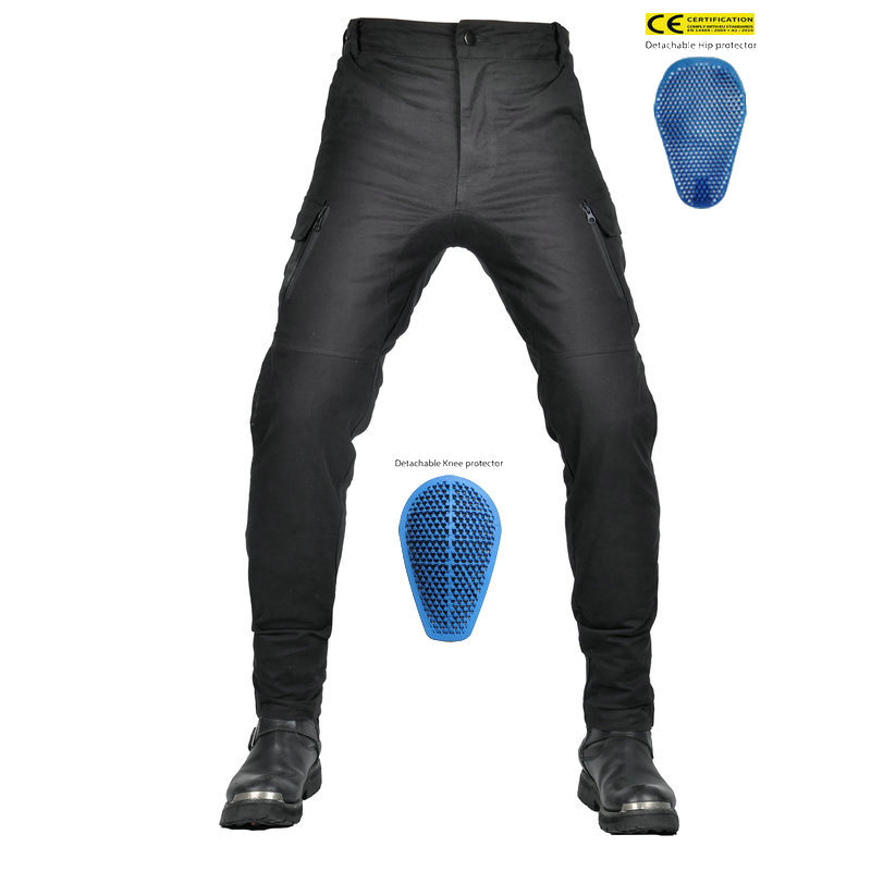 VOLERO motocicleta Four Seasons pantalones de ciclismo resistentes a las caídas pantalones transpirables de cintura alta overoles de motocicleta retro gris pantalones resistentes a las caídas