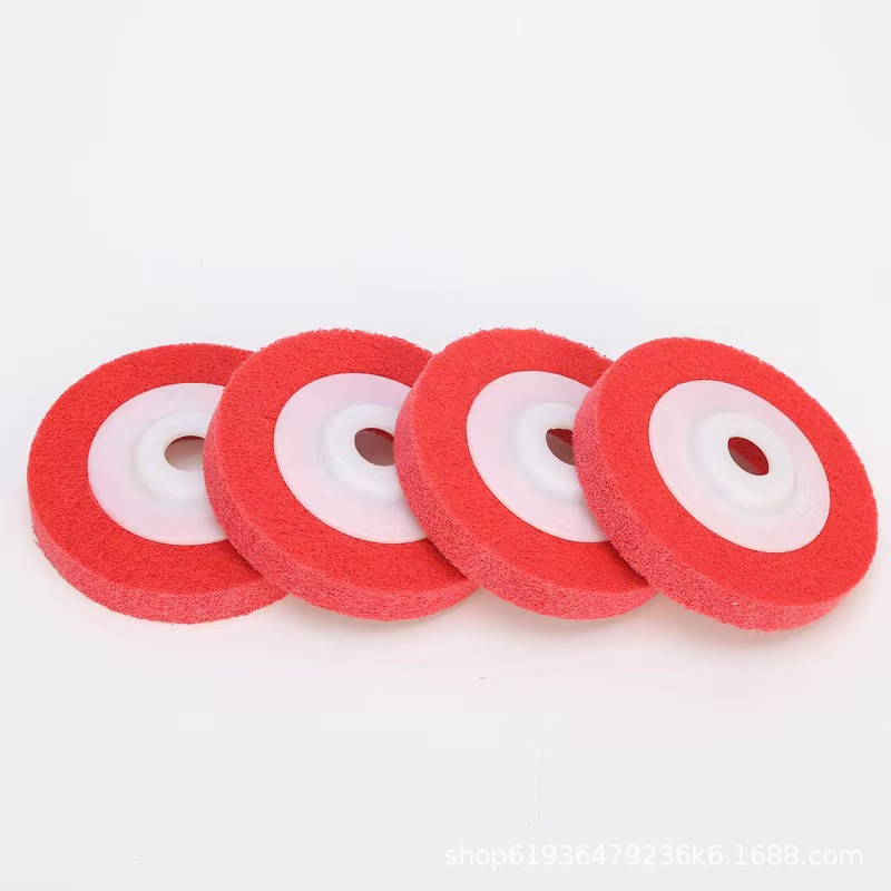 工厂直销 白鸽纤维轮角向尼龙轮不织布轮 尼 4寸 3P  5P7P 9P 12P