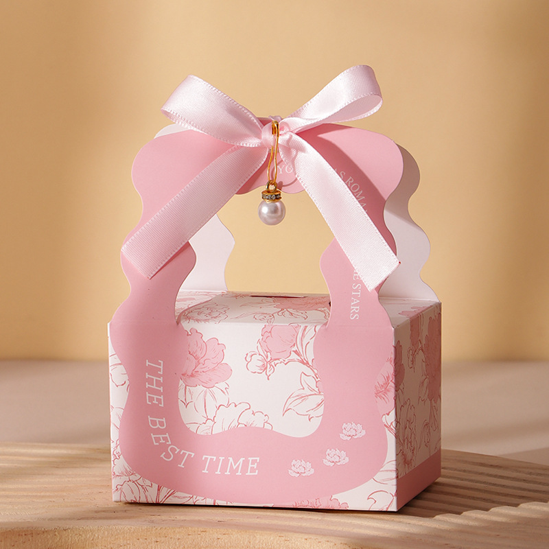 Elegant pink + pink ribbon + pearls