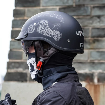 Scoop Helmet Lightweight with Endoscope, Motosiklet kaskı (dəbilqə)