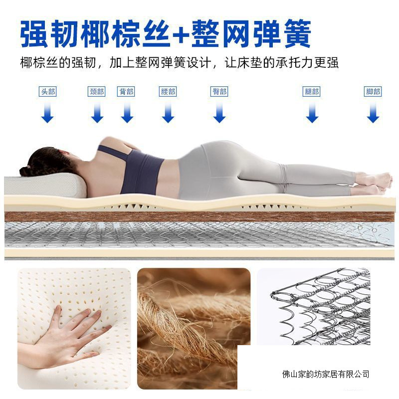 席梦思床垫家用软硬20厚1.8米1.5米1.2米经济型静音弹簧床垫|undefined