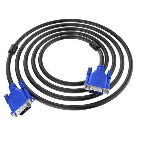 VGA cable male to male connecting cable 3+5 interface extended 3m5 meter computer HD cable LCD monitor cable manufacturer