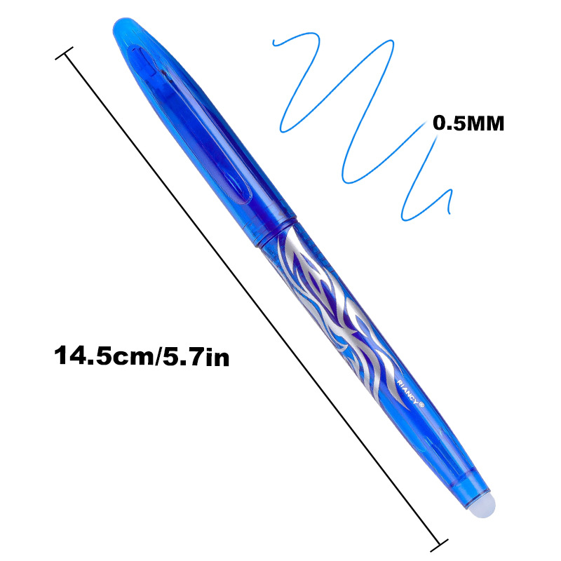 캡이 달린 지울 수 있는 펜, 중성펜, 프레스 컬러 사라지는 펜, 사무용품, 서명펜, 수성펜 재고 있음