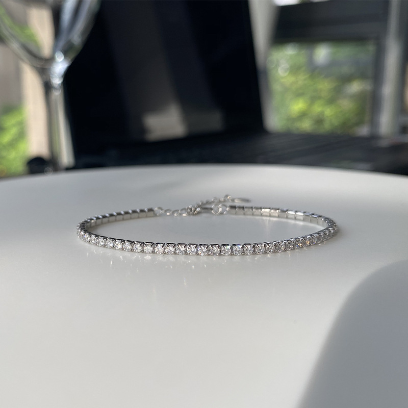 Holiday, Daily Occasion 925 Sterling Silver Bracelets Simple Style Classic Style