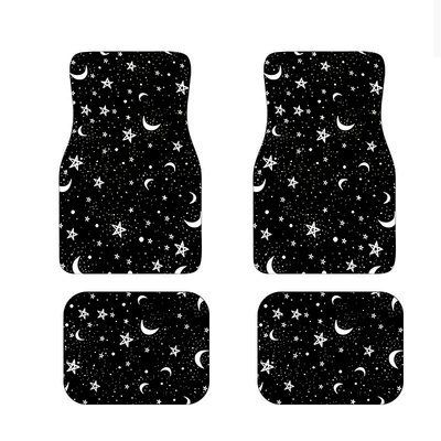 Dirt-Resistant, Wear-Resistant, Anti-Scratch Mats, Avtomobil döşəmə paspasları - x-car-floor-mat-32-3344cm-crystal-velvet-dot-plastic-bottom-two-piece-pack